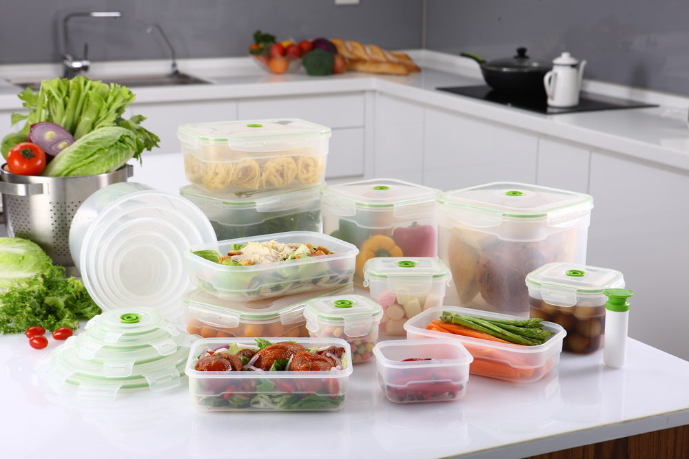 Lasting Freshness Vacuum Seal 9 Container Food Storage Set & Reviews