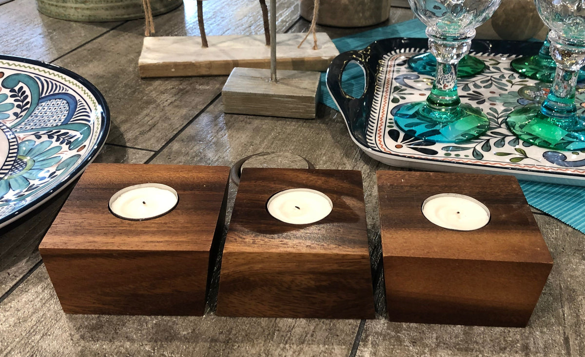 S/3 Candleholder with Tealights