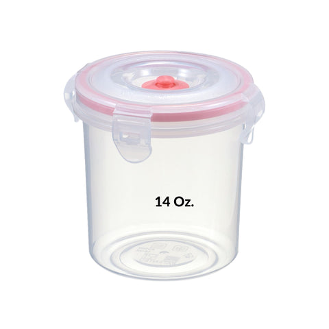 Canister Vacuum Seal Container | 14oz / 400ml (Coral)