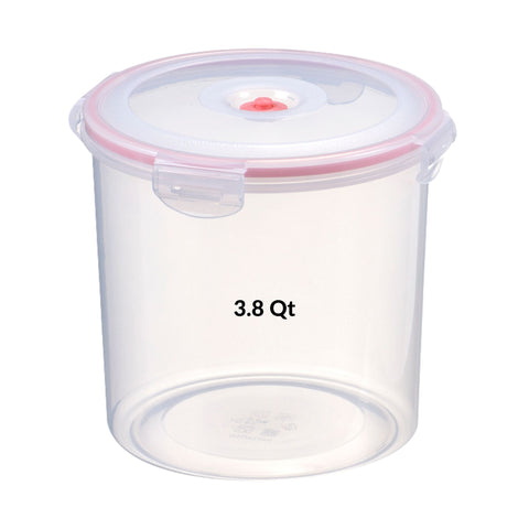 Canister Vacuum Seal Container | 3.6 Liter / 3.8 Qt (Coral)