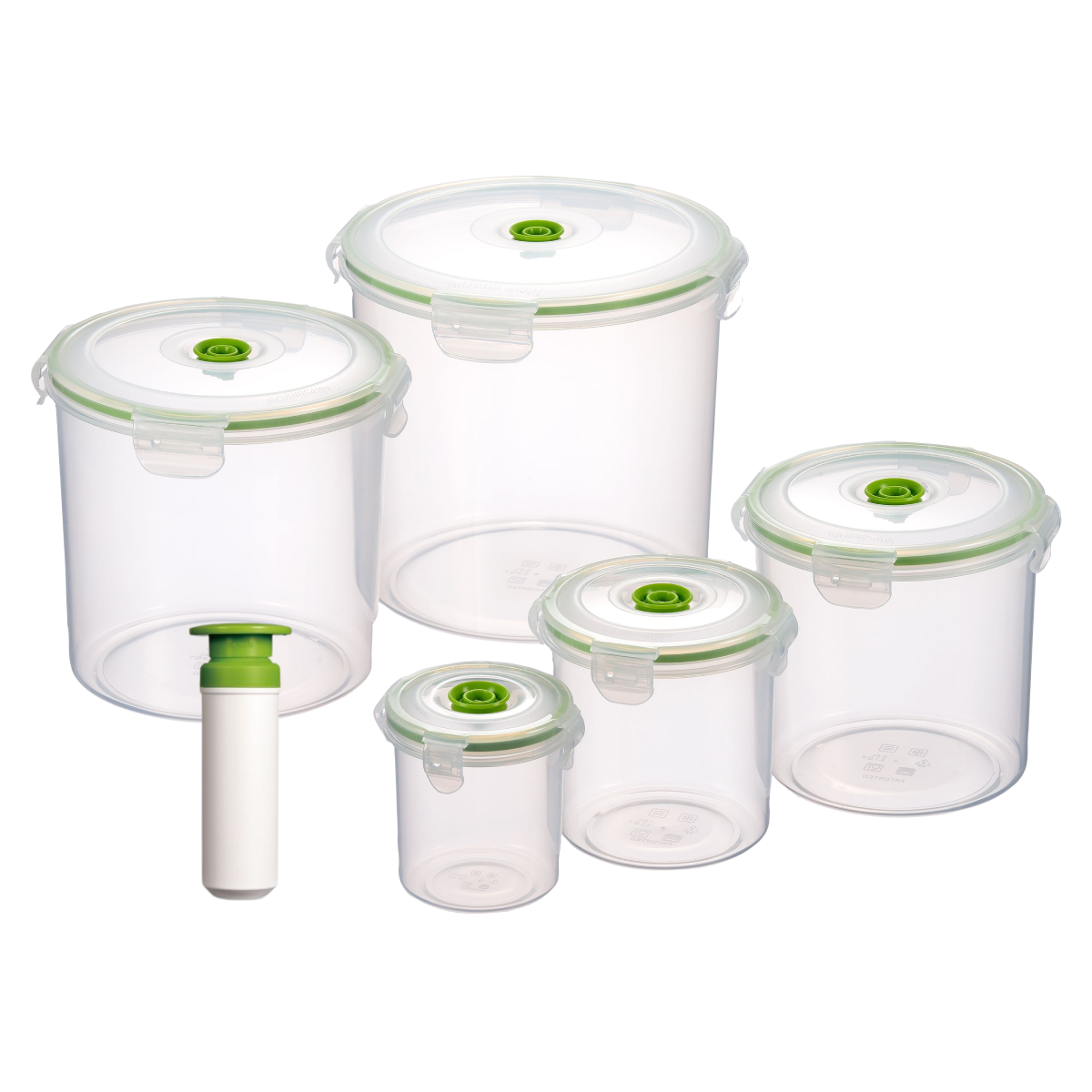 Plastic Cylinder Containers 