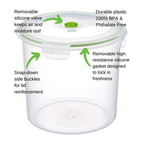 Rectangle Plastic Vacuum Seal Container Set